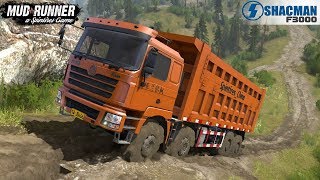 Spintires: MudRunner - SHAANXI F3000 Off-road Driving and Difficult Climb screenshot 4