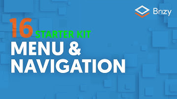 Menu & Navigation | Brizy Cloud 2022, Starter Kit 16