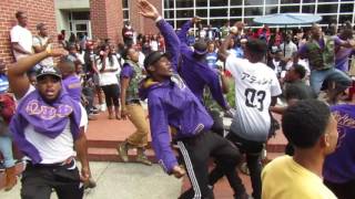 Omega Psi Phi disses Sigmas and Kappas at Tennessee State University  Courtyard Wednesday
