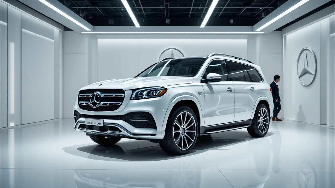 Обзор Mercedes GLS 580 2026 года – белый роскошный внедорожник, в каждой детали которого чувствуе...