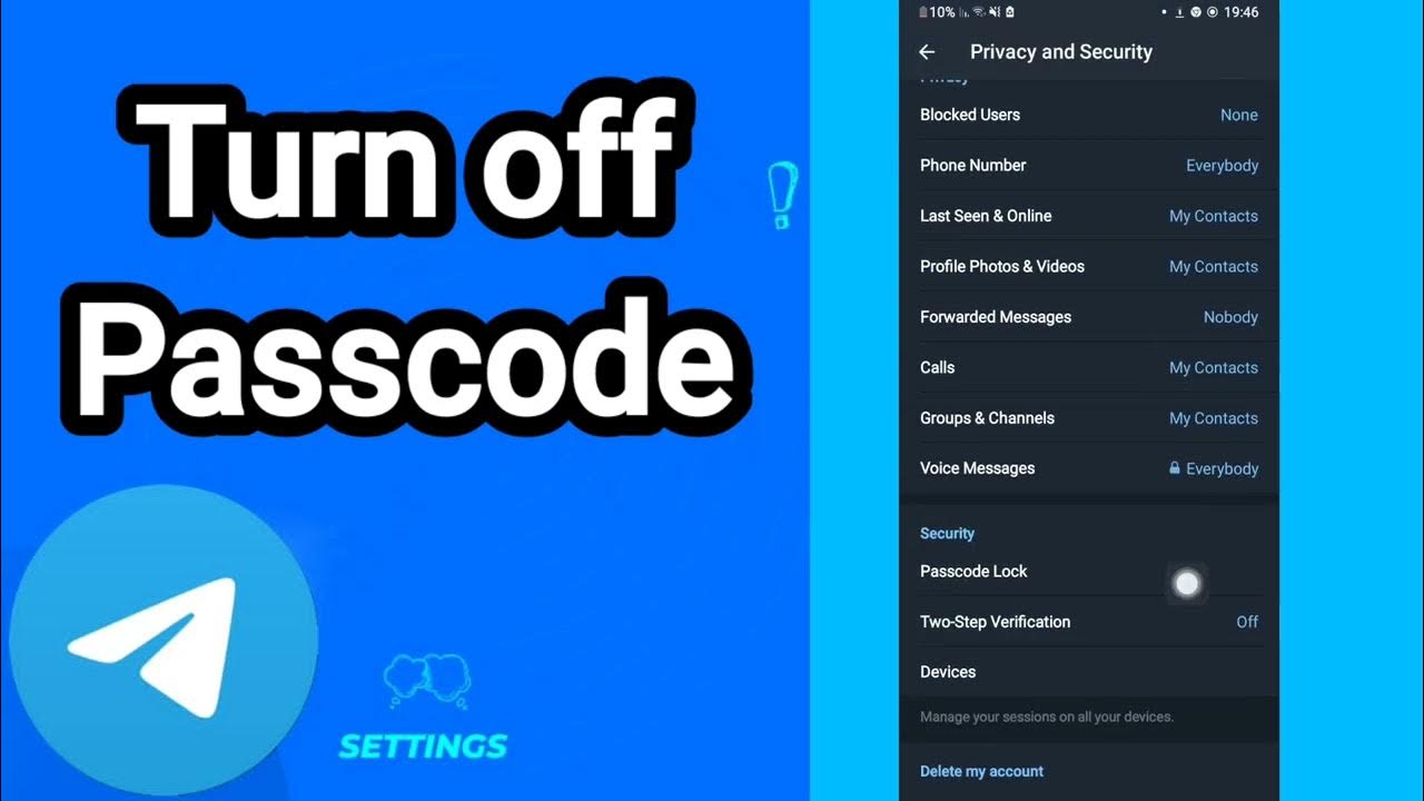 how-to-turn-off-passcode-on-telegram-youtube