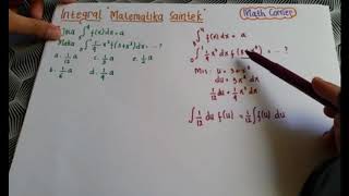 Soal Integral UN-UTBK SBMPTN Soal Integral UN-UTBK SBMPTN