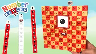 Numberblock 100 Math Link Cubes | Making Numberblock One Hundred | Factors Of 100 Net Worth