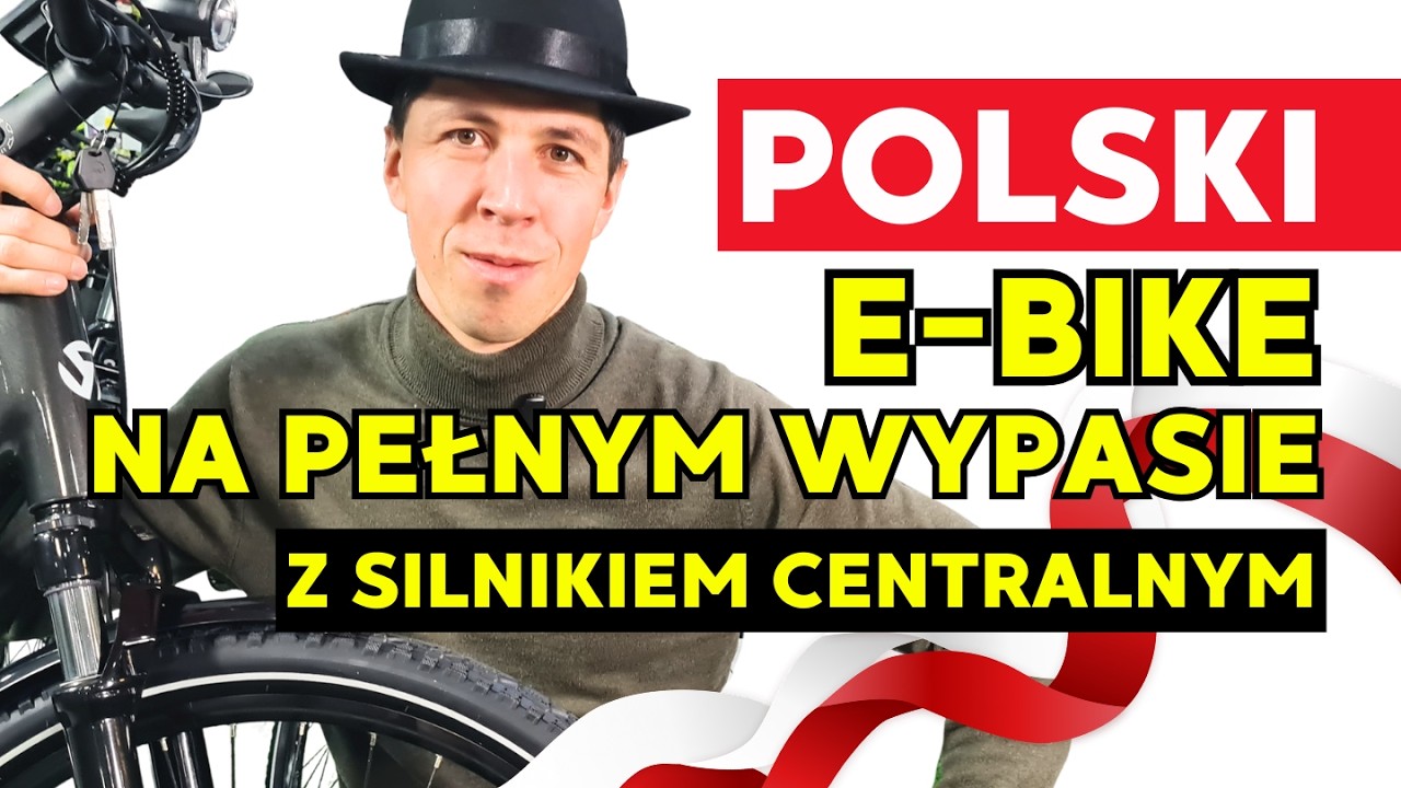 POLSKI Rower Elektryczny w SUPER CENIE! Barton E-smart Flow - Silnik Centralny