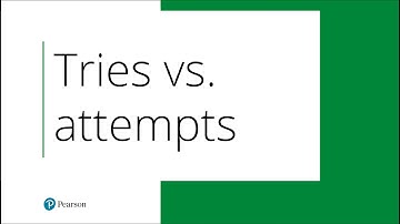 Tries vs. attempts in MyLab and Mastering