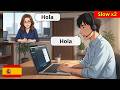 10 Spanish Dialogues in 30 Minutes | Job Interviews | Spanish for Beginners | Level A2-B1
