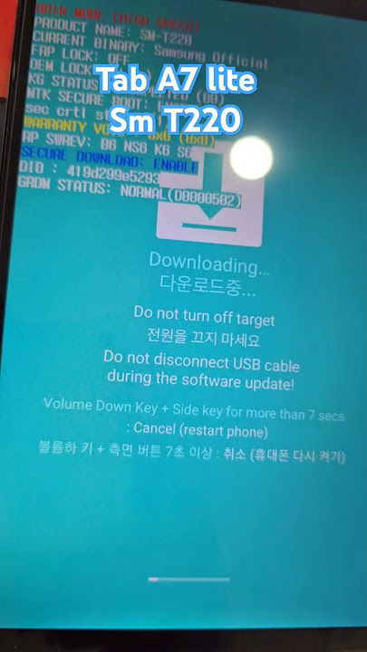 Samsung Galaxy Tab A7 Lite Firmware Download SM-T220 U6 (Android 14)