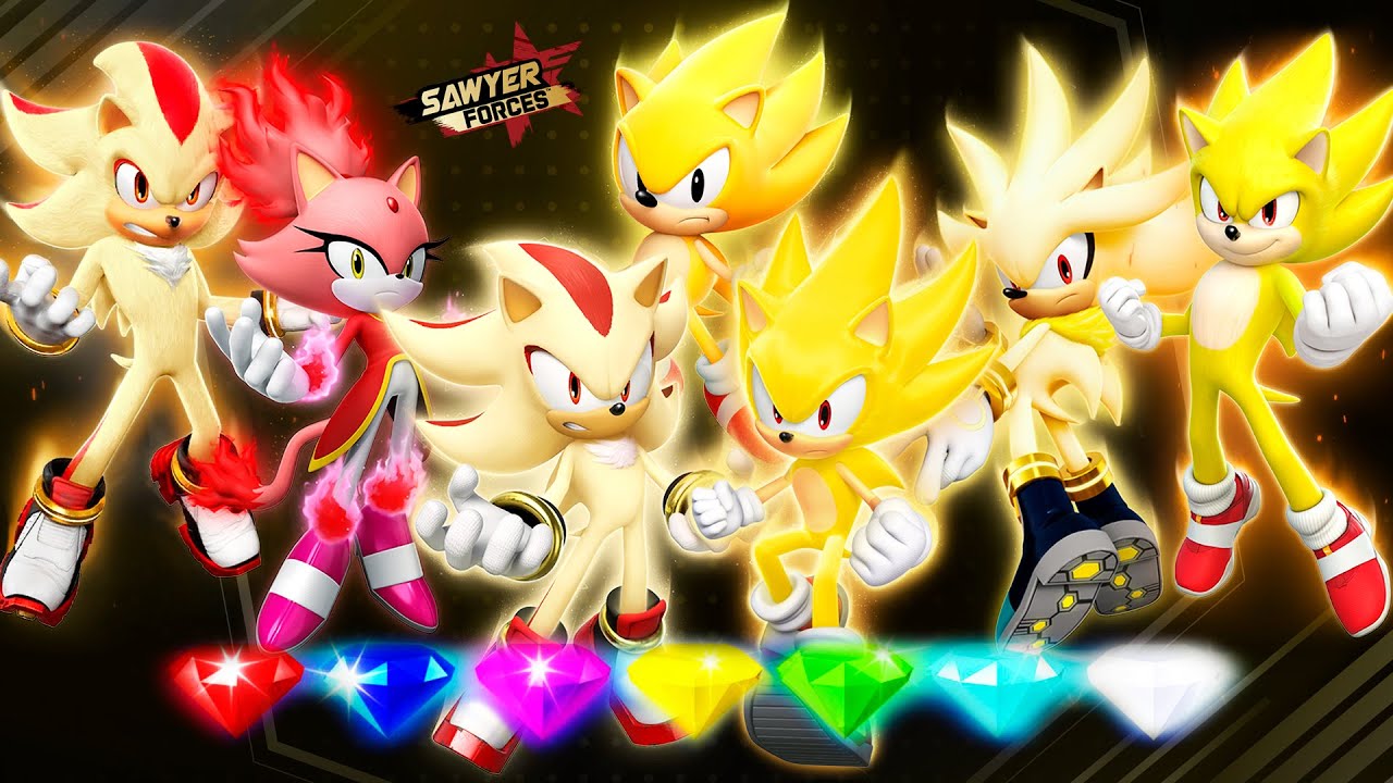 Sonic Forces Speed ​​Battle: все 7 СУПЕР-персонажей. Геймплей