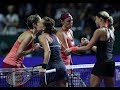 Sestini Hlavackova/Strycova vs. Klepac/Martínez Sánchez | 2018 WTA Finals Singapore Doubles