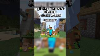 Exploring Minecrafts FORGOTTEN Tutorial Worlds… #minecraft #gaming #bedrockedition #mojang