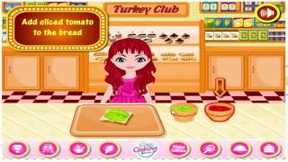 เกมส์ทำอาหาร ทำแซนวิส Turkey Club Sandwich♡seamay♡ screenshot 3