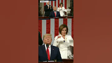 FLASHBACK Pelosi Rips Up Trump S State Of The Union Speech In 2020 