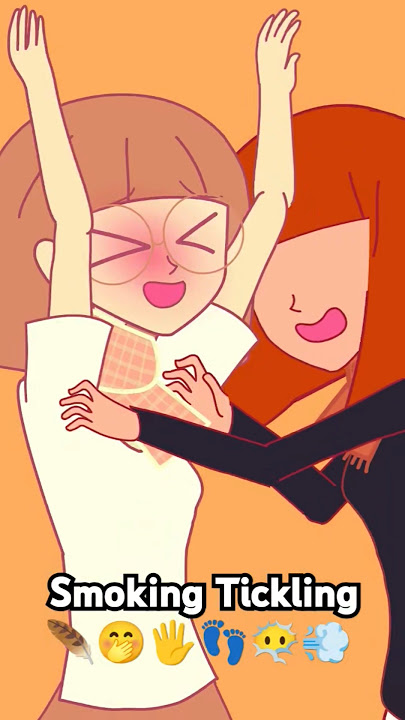 The Tickler is Defeated (Moment.122)'Smoking Tickling'🪶🤭🖐👣😶‍🌫️💨