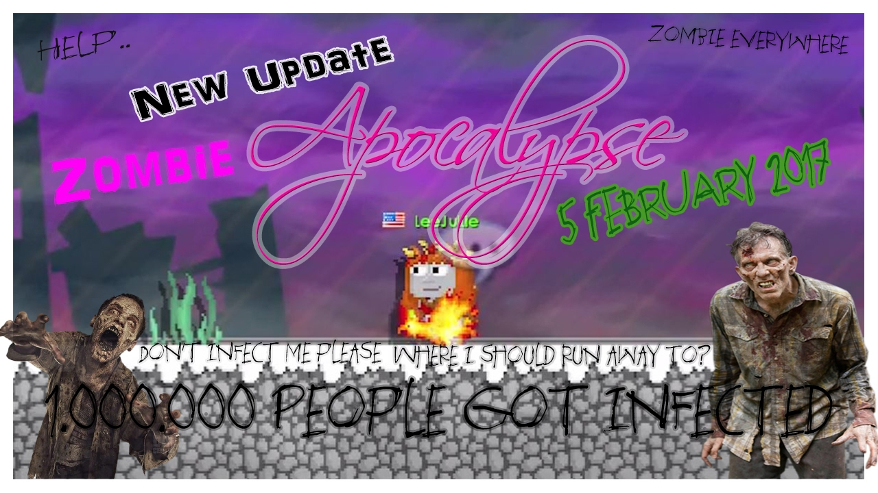 Growtopia #33 Zombie Apocalypse | Using 100 Zombie Brains - YouTube