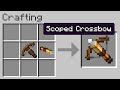 I made a Spyglass Crossbow in Minecraft