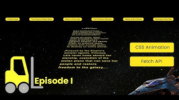 Unleash the Force: Dynamic Star Wars Opening Crawl Animation with SWAPI - Part 1 🚀
