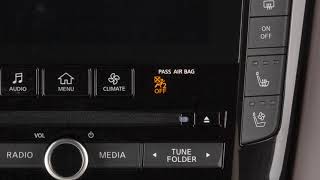 2022 INFINITI QX55 - Front Passenger Air Bag Status Light screenshot 1
