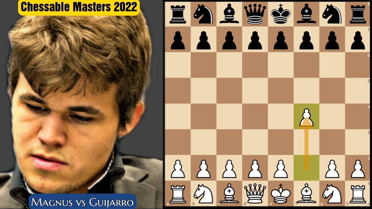 Magnus Played 1.f4 and Won!!! Magnus Carlsen vs Anton Guijarro