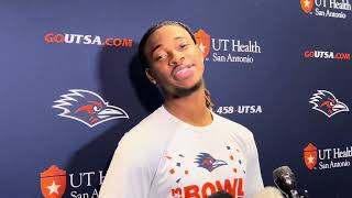 UTSA WR Joshua Cephus Post Practice Interview 12.11.23