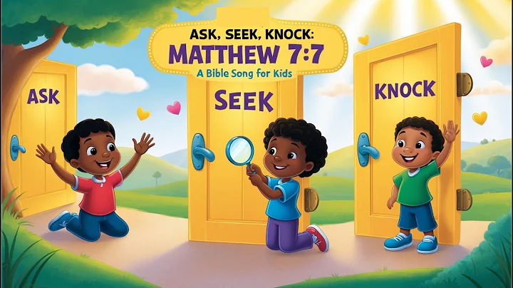 Ask, Seek, Knock | A Bible Song for Kids | Matthew 7:7