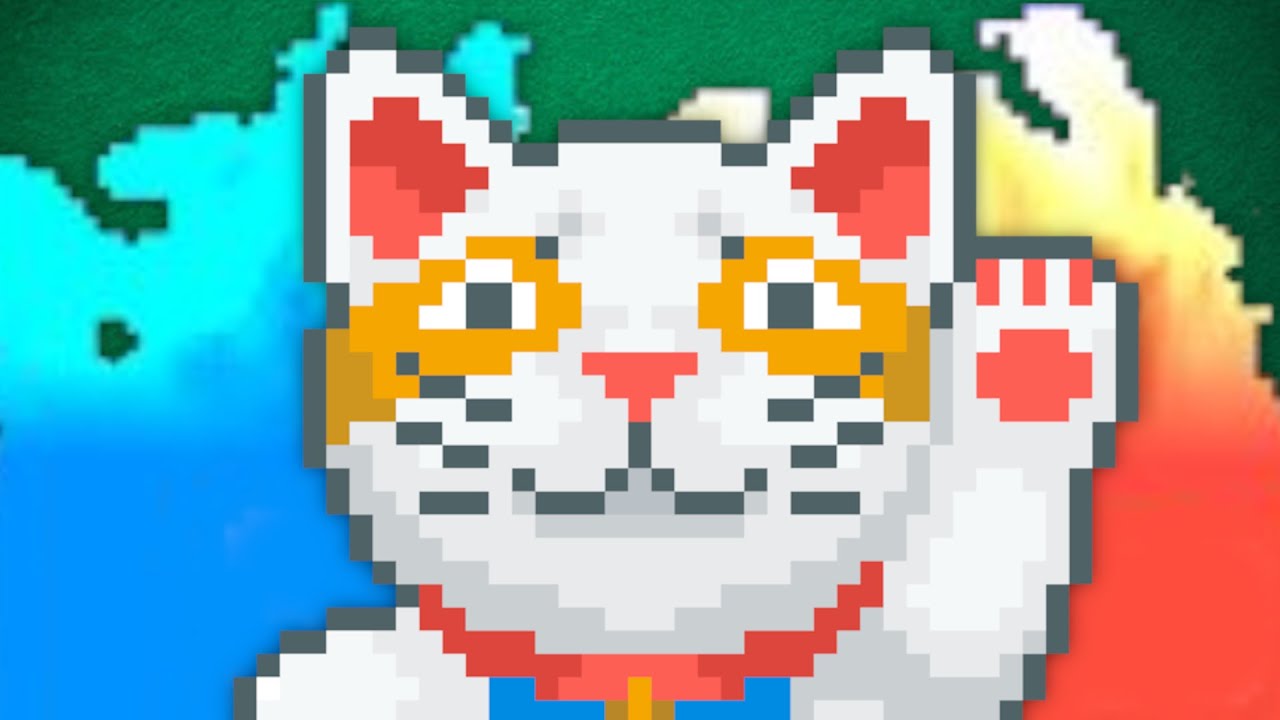 Lucky Cat is Eatin' Good Today...