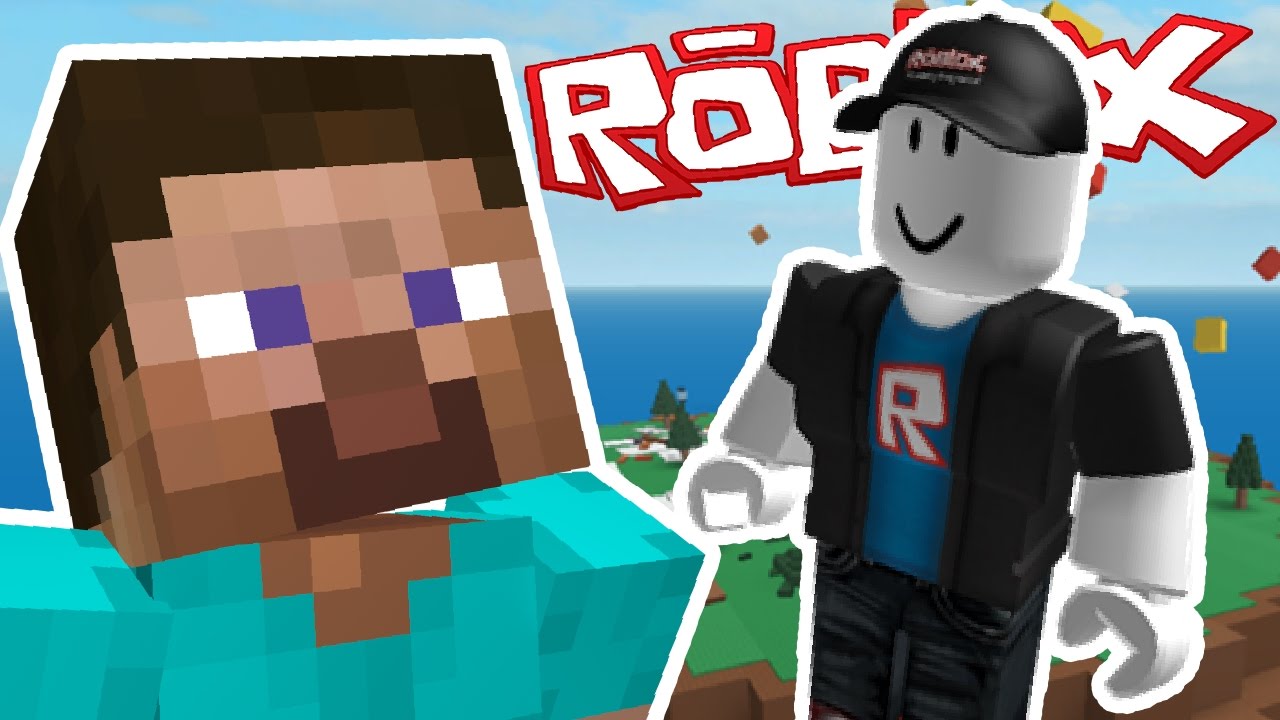 ROBLOX plays MINECRAFT for the first time.. 