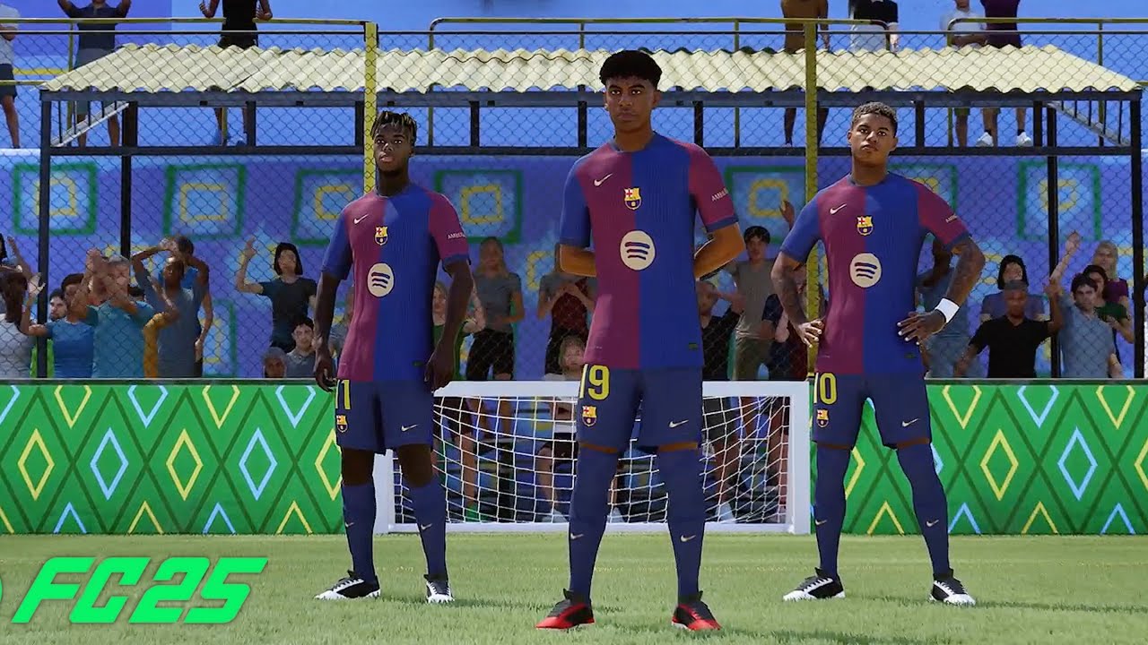 FC 25 VOLTA - Yamal Rashford Williams vs Mbappe Vinicius Bellingham - Volta 3v3