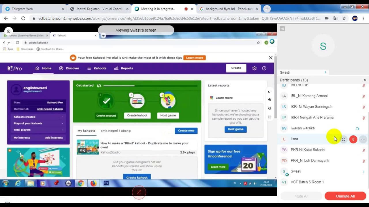 Membuat Kuis Pembelajaran dengan aplikasi kahoot - YouTube