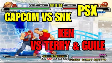 KEN VS TERRY & GUILE | CAPCOM VS SNK 2000 PRO | PLAY WITH IPEGA
