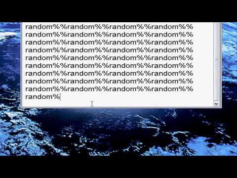 Batch File Tutorial- How to Make a Matrix