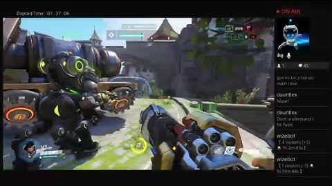 First time Playing Overwatch! Got play of the game(: