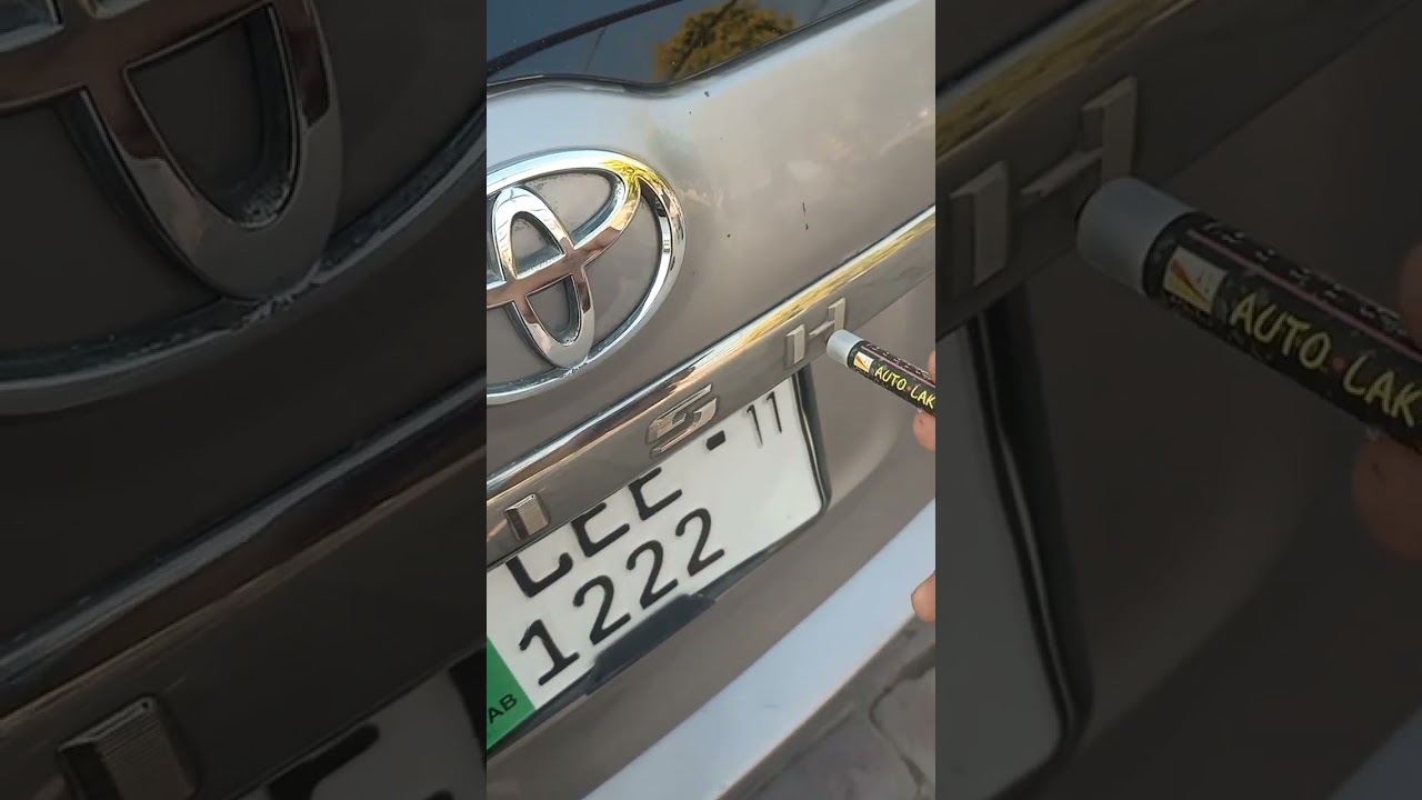 Toyota wish gray 2011 model body and paint check 