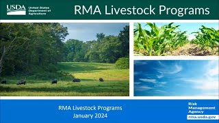 RMA Livestock Programs