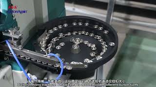 Automatic Snap Button Attaching Machine