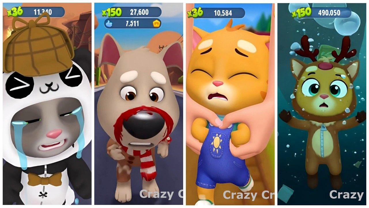 Funny Fails Talking Tom Gold Run