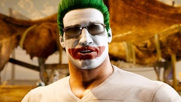 Mortal Kombat XL - Joker Johnny Cage Vs Batman Beyond Reptile PC Mod All Intro Dialogues 4K Ultra HD