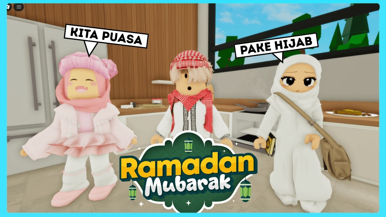 24 Jam Desain Avatar Ramadhan Di Roblox Brookhaven ft @Shasyaalala