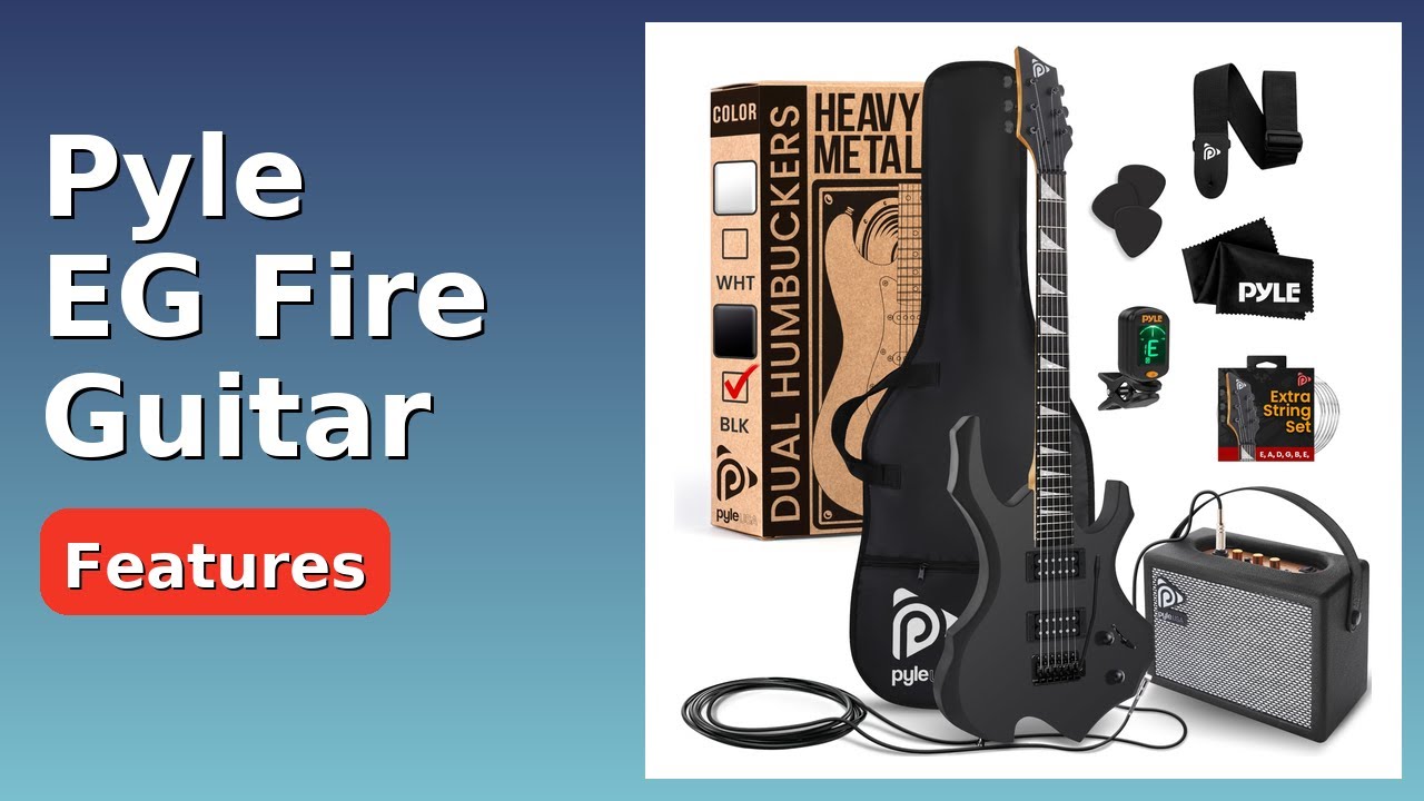 REVIEW (2025): Pyle EG Fire Guitar. ESSENTIAL details.