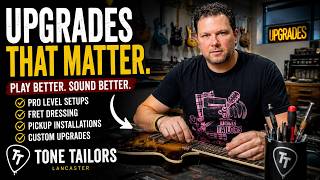 Guitar Setup & Upgrades in Lancaster & York PA | Fret Work, Pickup Installs & Custom Guitar Mods