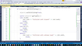 GAME2005 - F2018 - Lesson 13 - Part 3 - Simple Collision Detection with SDL (continued)