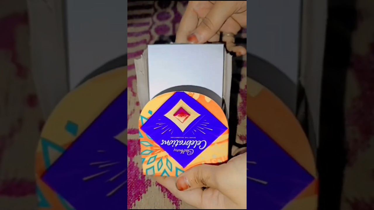 Сделайте держатель для стикеров своими руками из коробки из-под шоколада 