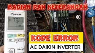 keterangan KODE ERROR AC Daikin inverter