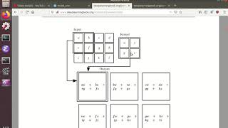 Convolution operation for neural networks on image data