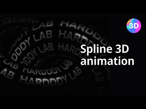How to Make Kinetic 3D Interactive Text Donuts with Spline 3D