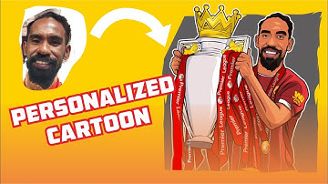 Personalized cartoon from your photo | cartoon yourself | customized cartoon using corel draw