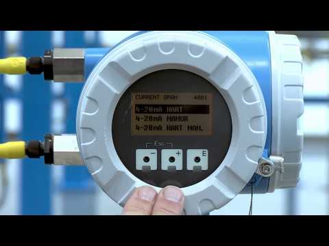 How to change 4 to 20 mA Current Output – Promag 53, Promass 83, Prosonic 93