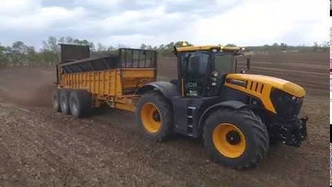 Spreading Manure in Central Alberta With JCB and JBS