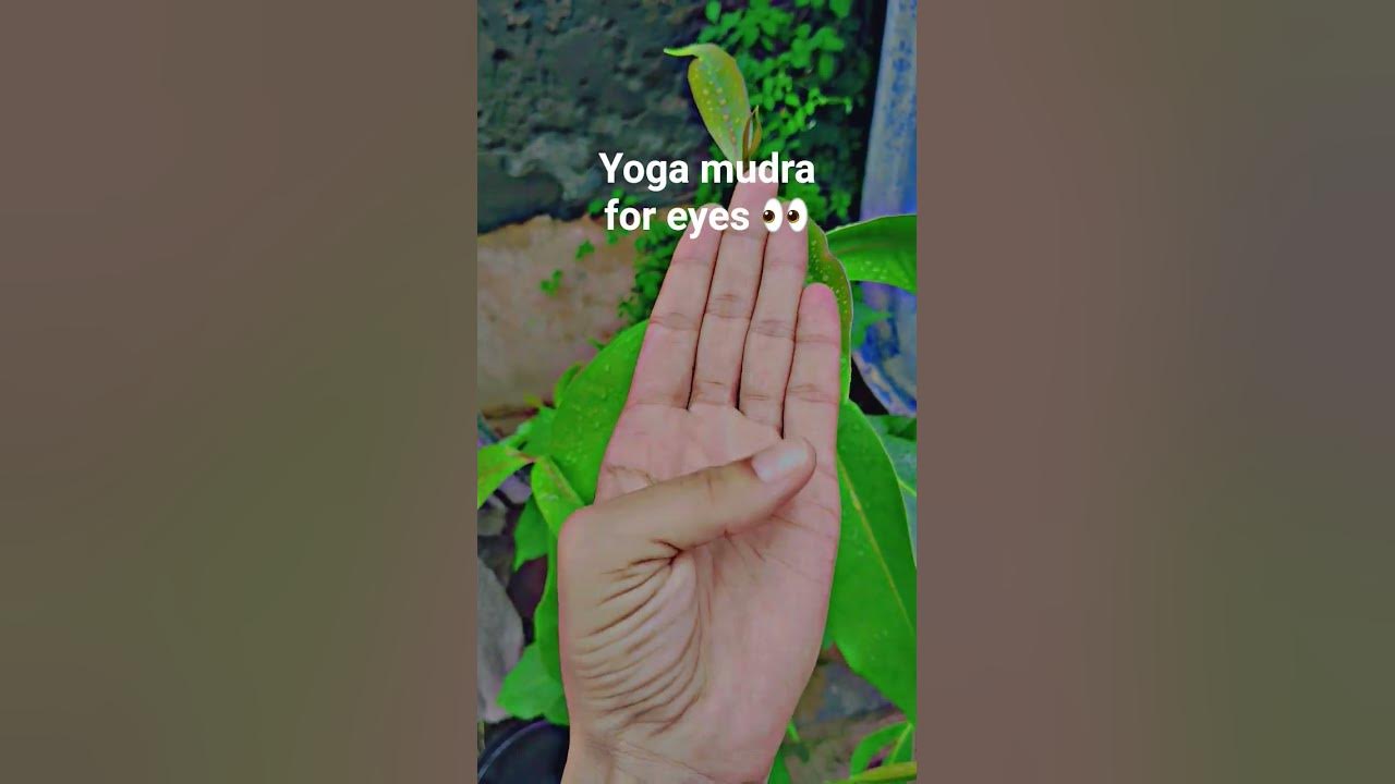 yoga mudra for eyes 👀 #exercise #accupressure #yogamudra #mudra #yogaasana