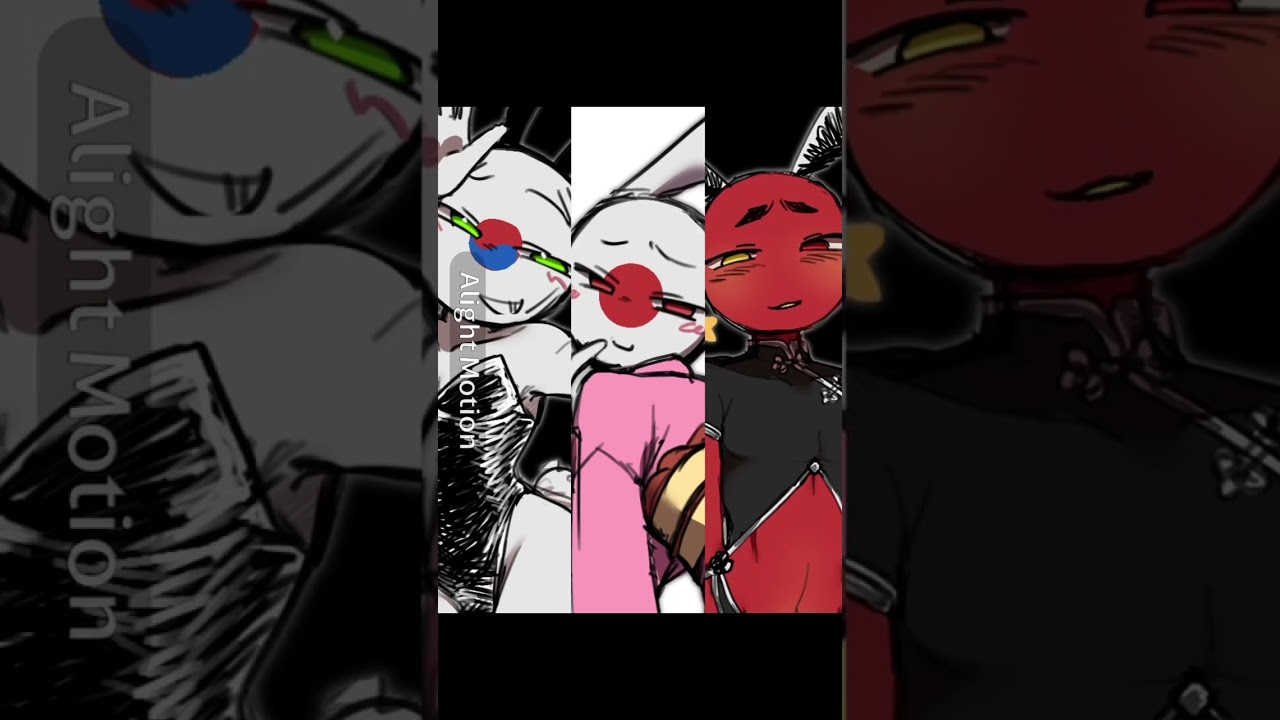 🇰🇷🇨🇳🇯🇵👯‍♂️✨️1週間ぶり！予約投稿なので多分返信はできない😭#countryhumans #カントリーヒューマンズ #shorts #viral #fyp