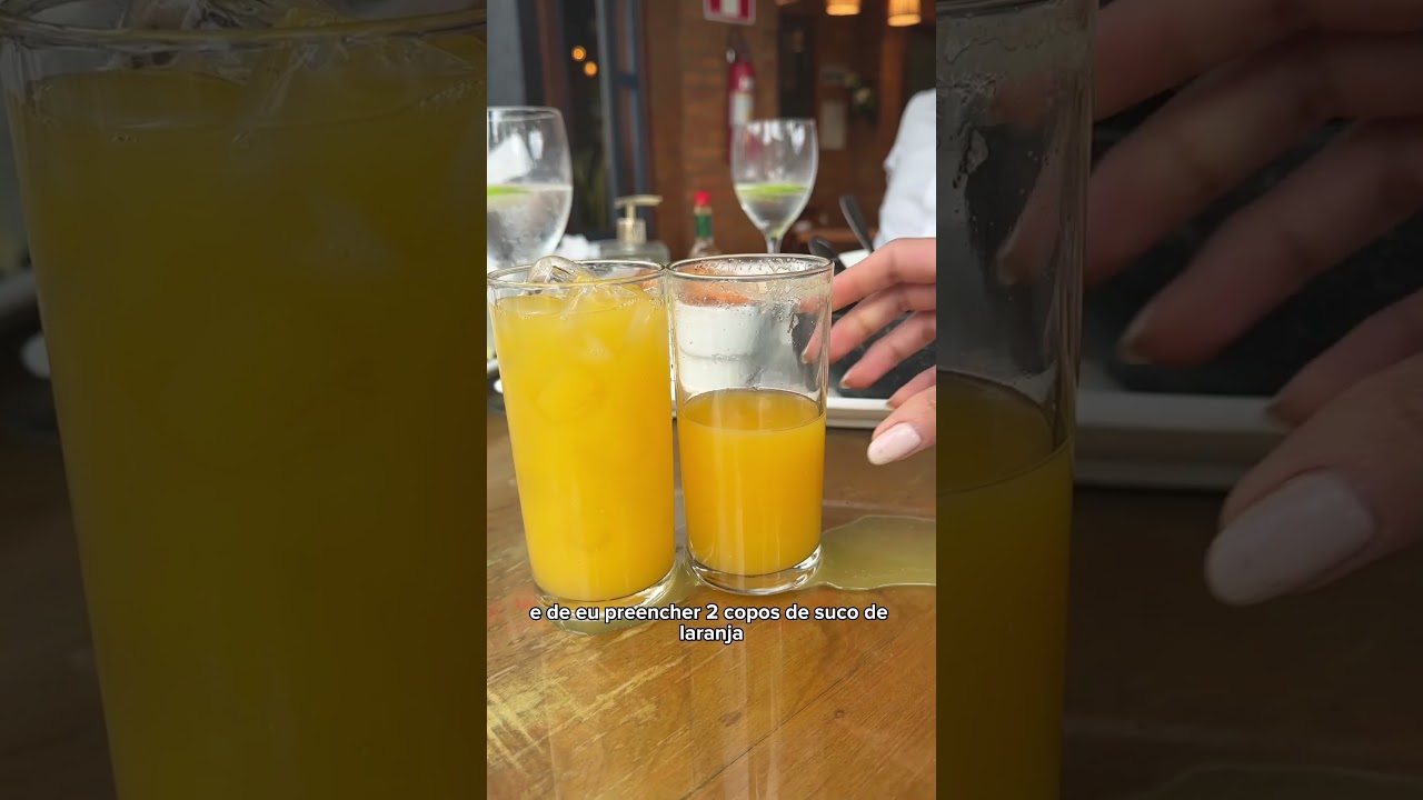 A MELHOR MANEIRA DE PEDIR SEU SUCO DE LARANJA 
